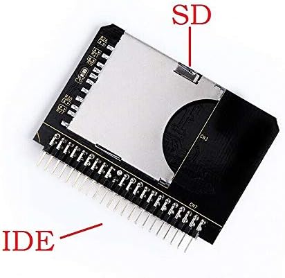 1 יחידות כרטיס זיכרון מתאם 2.5 אינץ 44 פין זכר מתאם ממיר כרטיס זיכרון למחשב נייד