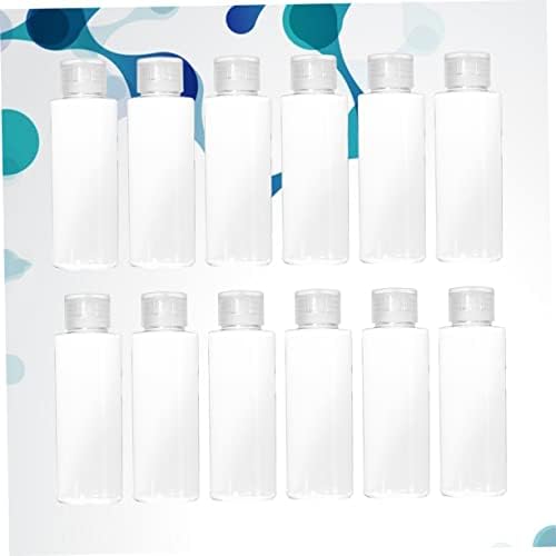 FOMIYES 12 יחידות מכולה ברורה מיכל פלסטיק מיכלי איפור בקבוקי מטלה בקבוקי סבון בקבוקי בקבוק סבון בקבוק