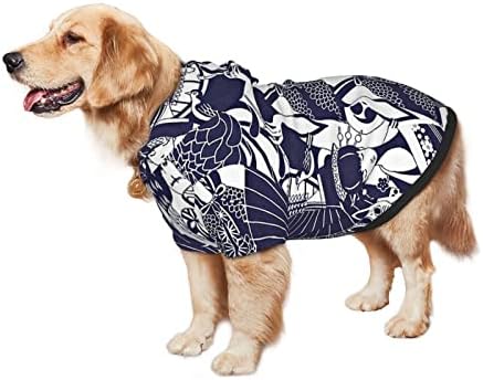 קפוצ'ון גדול של כלב גדול אסייתי-יפני-ג'ישה-מנקי-סוודר חיות מחמד סוודר עם מעיל תלבושת חתולים רכה X-LAGE