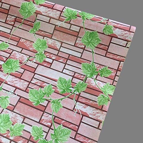 SimpleLife4U Ivy Ivy Leaf Brick Defiture ריהוט נייר מדף דבק עצמי אניה