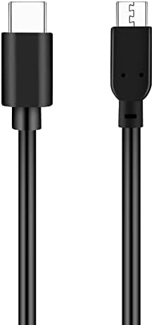 USB C ל- Micro USB כבל 6 רגל, מיקרו USB גמיש לחוט USB-C, תומך בטעינה מהירה וסנכרון נתונים,