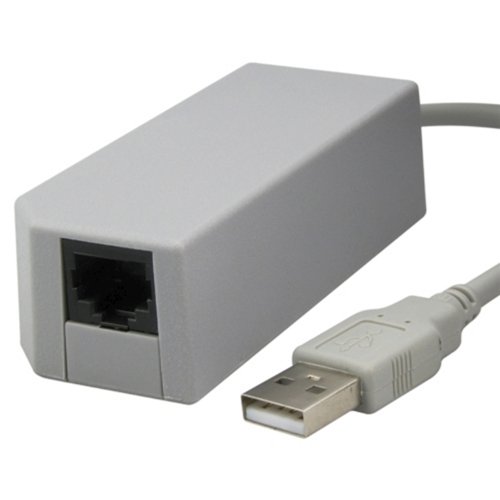 מתאם LAN מאפשר USB התואם ל- Nintendo Wii