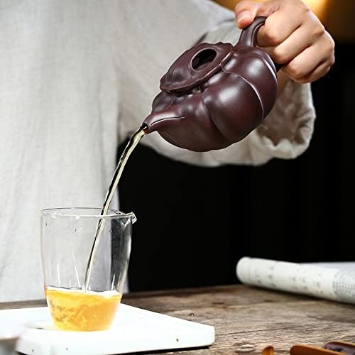 Wionc חרס סגול ישן בוץ niu li heling קומקום Zisha Teapot סיר בעבודת יד Kung-Fu תוכנת תה סגול כלי שתייה עבור