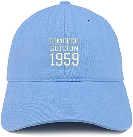 טרנדי הלבשה חנות מהדורה מוגבלת 1959 רקום מתנת יום הולדת מוברש כותנה כובע