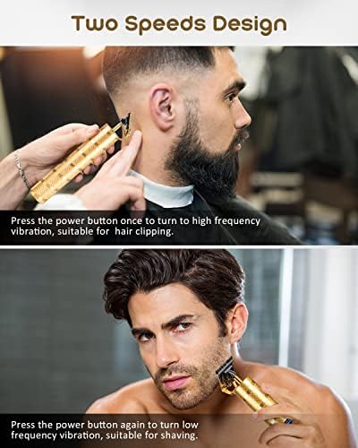 גוזם שיער קוהו, קוצץ מתאר משודרג לגברים, ערכת חיתוך שיער גוזם שיער חשמלי אלחוטי עם קוצץ שיער גילוח חותך