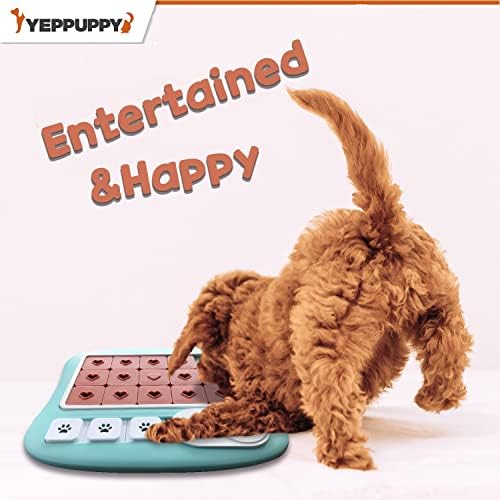 משחק צעצוע פאזל אינטראקטיבי חכם ברמה 4 לכלבים-באסטר שעמום עם מזין איטי, אילוף מנת משכל, העשרה והקלה