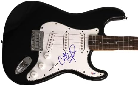 קרטר ביופורד החתום על חתימה בגודל מלא פנדר שחור סטרטוקסטר גיטרה חשמלית עם אימות PSA/DNA - להקת