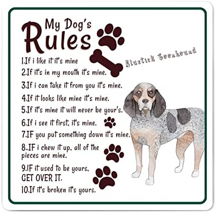 מצחיק כלב מתכת סימן שלט שלי כלב של כללים חידוש כלב כפת הדפסי סימן מתכת צלחת עתיק לחיות מחמד כלב בית