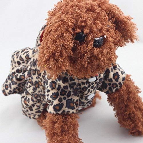 נורבי חיות מחמד כלב נמר שמלת מעילי טוטו הסווטשרט גור חורף חולצות קפוצ ' ון