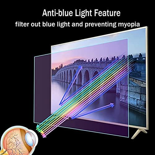 קלוניס אנטי-כחול סרט אנטי-בוהק מסך טלוויזיה מגן על מגן עיניים אנטי- UV/אנטי-סקרטס עוזר לך לישון טוב