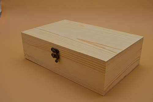 מלבן anncus קופסא עץ אמיתי קישוט ביתי תמיכה קצרה פשוטה המיועדת לסדר -