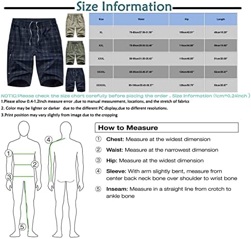 מכנסיים קצרים של RTRDE קיץ מגברים מכנסיים קצרים מפוספסים קז'ן מכנסי מטען משובצים מכנסיים קצרים ארוכים
