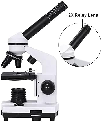 מתחם מיקרוסקופ ביולוגי מקצועי הוביל מיקרוסקופ סטודנטים חד-עיני חקר ביולוגי מתאם סמארטפון פי 40-1600
