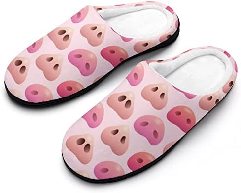 חמוד חזירים אפים גברים של נעלי בית חם להחליק בית נעלי מקורה חיצוני עם גומי בלעדי