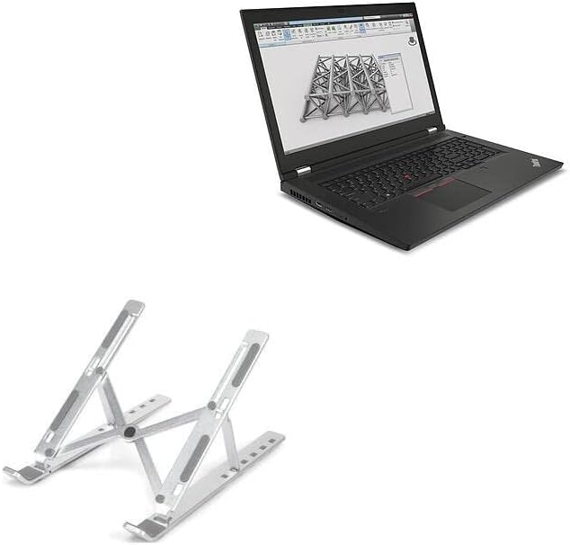 עמדת גלי תיבה ותואמת תואם עם Lenovo Thinkpad P17 - מעמד מחשב נייד קומפקטי קומפקטי, נייד, עמדת