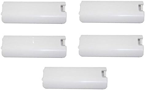 5 x מארז כיסוי דלת אחורי סוללה לבנה עבור Nintendo Wii Replaceme