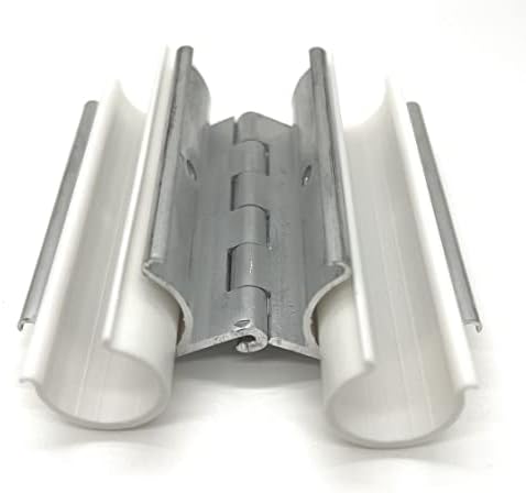 הצמד אלומיניום על ערכת ציר PVC דלתות אוורור אווירים או מסגרות קורות עבור ברגי נירוסטה PVC 1/2 הכלולים בצירים