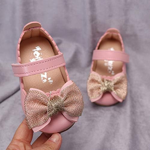 נעלי שמלת נסיכה לילדות קטנות, ג ' צ ' ן תינוקות ילדי תינוקות בנות צבע אחיד נוצץ נעליים בודדות