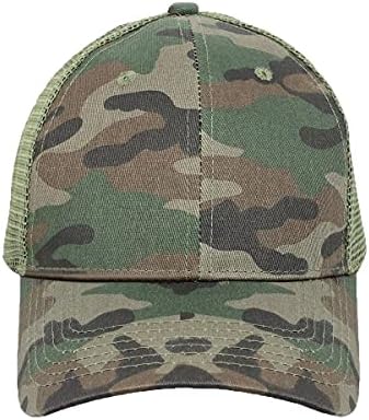 פרופיל נמוך כובע בייסבול יוניסקס נשים משאיות כובע גברים כובע שמש כובע רשת רגיל CAMO CAMO כובע