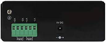 HGW -401S -4X RJ45 +1X יציאות SFP Gigabit Ethernet מתג סיבים תעשייתי, הרכבה DIN, -40 עד +75 צלזיוס