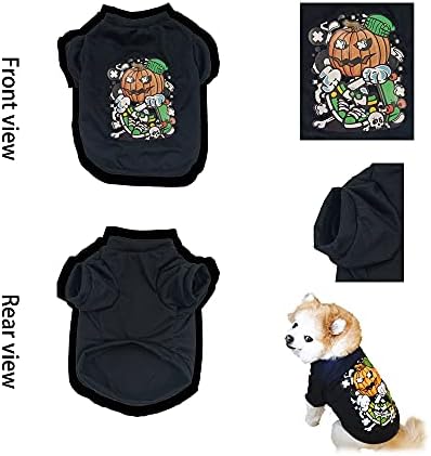 Shinyeagle 2 חבילות כלב תלבושות ליל כלב, תחפושות חולצת כלבים לקישוטי ליל כל הקדושים, חולצות טריקו