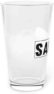 בירה זכוכית ליטר 16 עוז הומוריסטי מסעדנים הכי גרפי אמרות חידוש שפים מלוח איור משחקי מילים 16 עוז