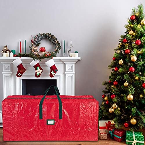 עץ חג המולד אחסון תיק יכול חנות חג המולד עץ אחסון בית אחסון עמיד חומר אבק ורוכסן כיס עם ידית תינוק