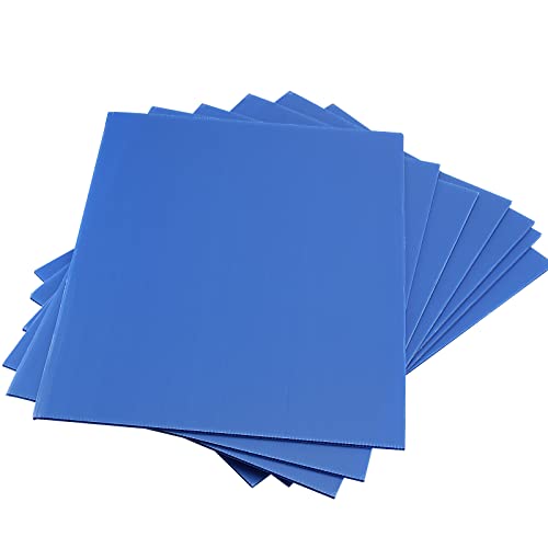 ג'ויקיט 24 חבילה 13 x 17 אינץ 'סדיני פלסטיק גלי כחול, שלט מדשאה חצר גלי אטום למים, לוח פוסטר קל משקל