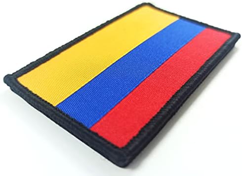 JBCD 2 חבילה טלאי דגל קולומביה דגלים קולומביאנים טלאי טקטי טלאי טלאי דגל גאווה לתיקון כובע טלאי