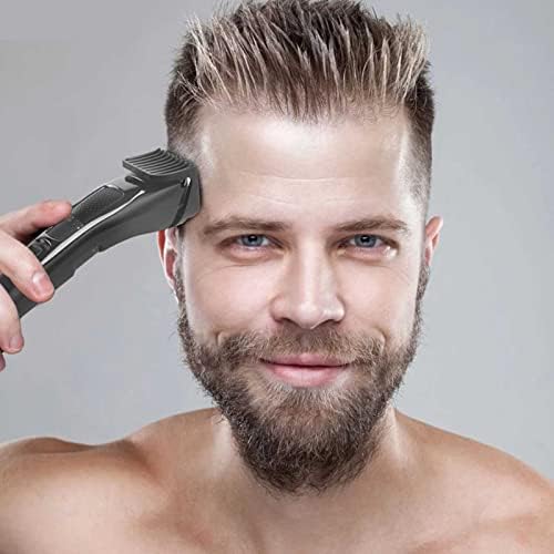מקצועי שיער חיתוך ערכת זקן גוזם מספרות קוצץ לגברים קליפר סט אלחוטי הוביל תצוגה