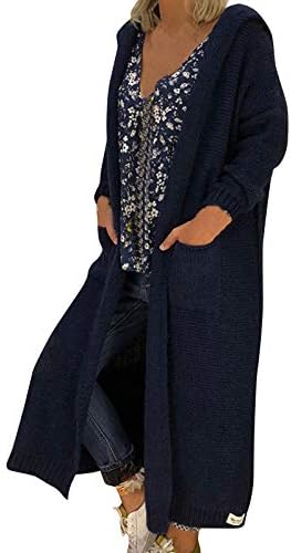 בלייזרים גדולים של Huankd לנשים שרוול ארוך שרוול ארוך פתוח קדמי חליפת קרדיגן מעיל מעיל מעיל