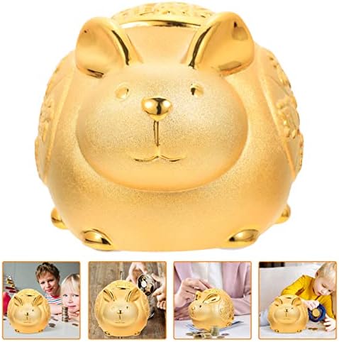 Zerodeko Bunny Rabbit בנק פיגי סיני גלגל המזלות סינית בנק מטבע מטבע חיות