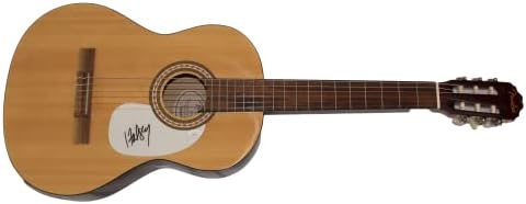 הלסי-אשלי פרנגיפאן-חתימה חתומה בגודל מלא פנדר גיטרה אקוסטית ג 'יימס ספנס אימות ג' יי. אס. איי קואה - זמרת סקסית,