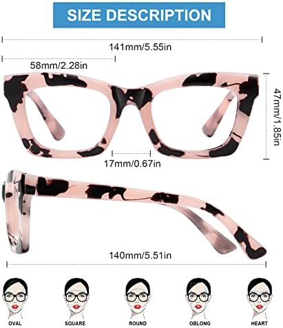 אוקני כחול אור חסימת משקפיים לנשים גברים אופנה מסך מחשב טלפונים טלפונים נגד עיניים אנטי עיניים ומשקפי זוהר UV