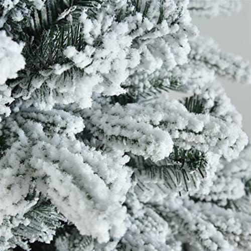 RNNTRUR קסם נוהר עץ חג המולד 1.5 מ ', 1.8 מ', 3 מ ', 4 מ', PE+PVC קישוטי חג המולד מעורבים מתקדמים, עץ