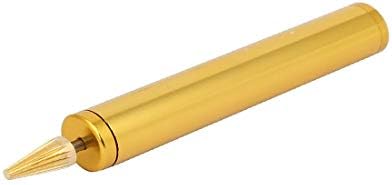 פליז עור חדש LON0167 מופיע ראש עגול מתכת אמינה אמינה אמינה קצה שמן עט DIY כלי זהב זהב 127 ממ אורך