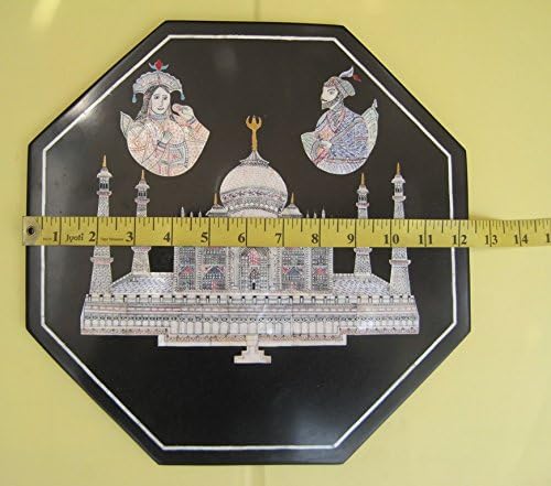 קיסר שיבוט מיניאטורי Mughal Miniature שיבוש שאה ג'אהן קיסרית Mumtaz Mahal Art Mogul Art 12 אינץ '
