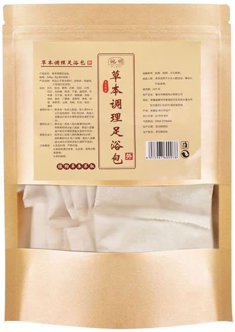 צמחים מיזוג רגל אמבטיה חבילה שאינו סיני רפואה בריא רגל אמבטיה חבילה רגל לספוג