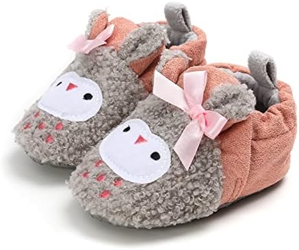 תינוקות תינוקות מידה 2 נעליים נעליים מצוירות לתינוקות בתוספת מגפי עירום חמים קטיפה אופנה לא להחליק נעלי