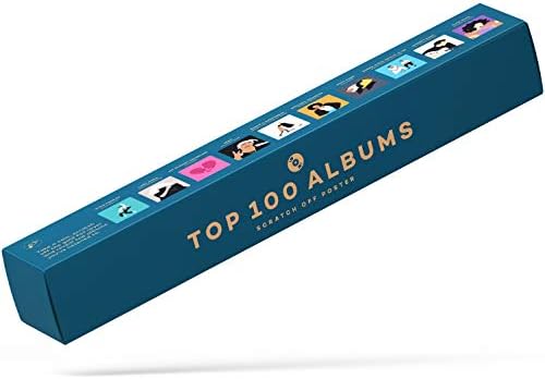 Enno Vatti 100 אלבומים Scratch Off Poster - המוזיקה העליונה של רשימת הדלי בכל הזמנים - מתנה אולטימטיבית לאוהבי
