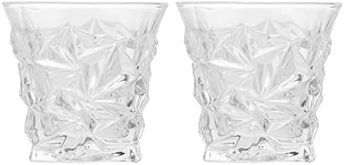 2 יחידות ויסקי כוס ויסקי סלעים קריסטל זכוכית בורבון רום משקפיים בר כוס ויסקי משקפיים קולה ספל עבור