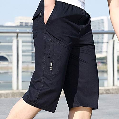 מכנסיים קצרים לגברים של YMOSRH כושר מזדמן בקיץ פיתוח גוף גוף צבעי ספורט מכנסיים קצרים מכנסיים מכנסיים