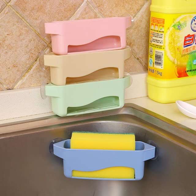 ריבוי פונקציה צבעונית כיור מטבח ניקוז ספוג סמרטוט אחסון סמרטוט מחזיקי סבון נטולת אמבטיה מארגנים