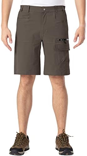 מכנסי מטען גולף לגברים של RDRUKO, מהירות משקל קל משקל קל משקל טיולים חיצוניים מכנסיים קצרים 5 כיסים