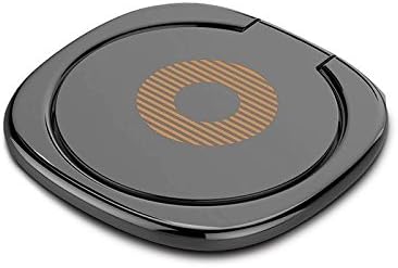 באבא 360 וו וו אוניברסלי אחיזה דביקה טבעת מתכת שחורה סוגר מחזיק מעמד לטאבלט טלפון חכם