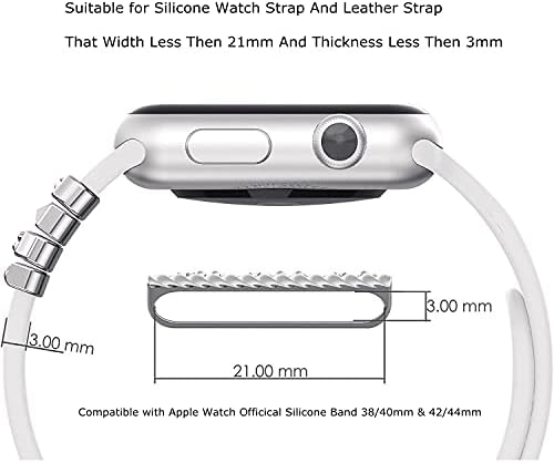 5 חלקים/סט Tomcrazy Charms Watch For Apple Watch להקת 49 ממ 41 ממ 45 ממ נשים, תכשיטי מתכת יהלומים