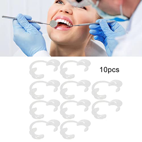 10 יחידות ג צורת שיניים הלבנת הלחי מפשק שיניים הלחי מפשק שקוף חד פעמי שיניים פה פותחן עבור מגן פי אתגר משחק