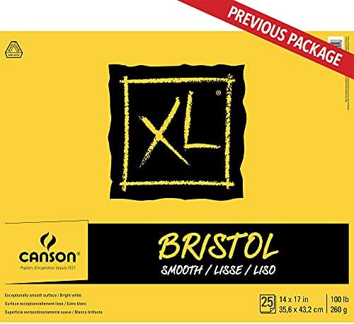 Canson XL Series Vellum Bristol, צהוב/שחור