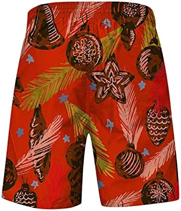 גזעי שחייה בקיץ UBST לגברים, חידוש יבש מהיר להדפס גרפי משרטט מכנסיים קצרים של מכנסי חוף הוואי