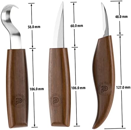 עץ גילוף כלים 10 ב 1 עץ גילוף ערכת חיתוך ערכת-כולל חיתוך סכין, פירוט & מגבר; וו סכין, לחתוך עמיד כפפות &